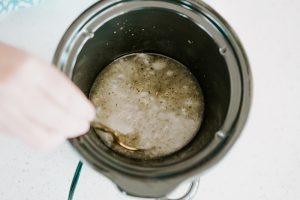 Cook Infused coconut oil